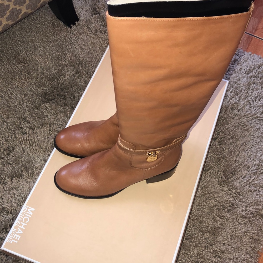 Michael Kors boots genuine leather W size 9